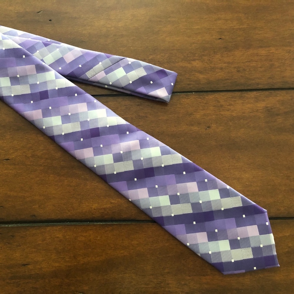 Bespoke Men's Necktie Purple NEW w/Tags B2